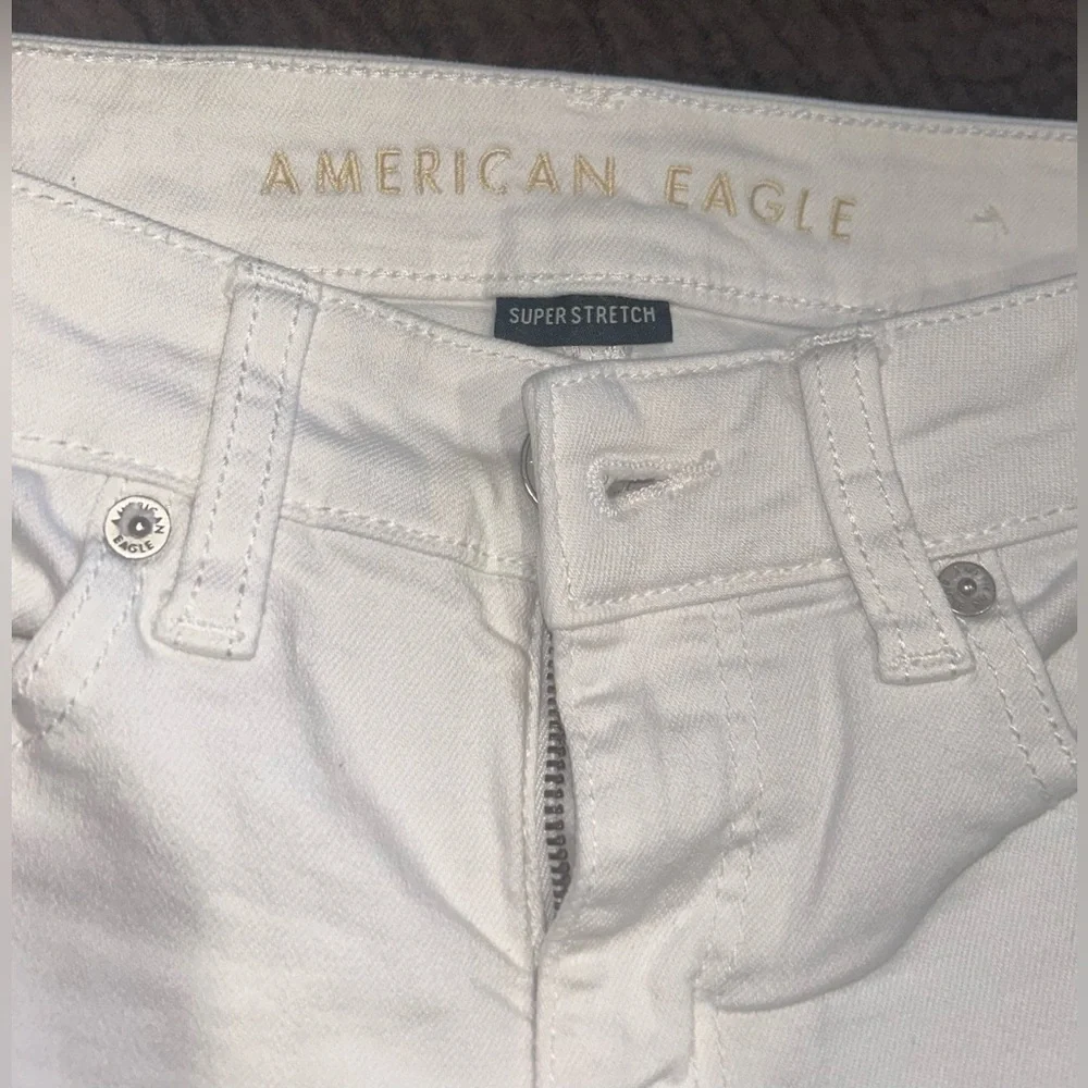 American Eagle Outfitters Women's White Denim Shorts